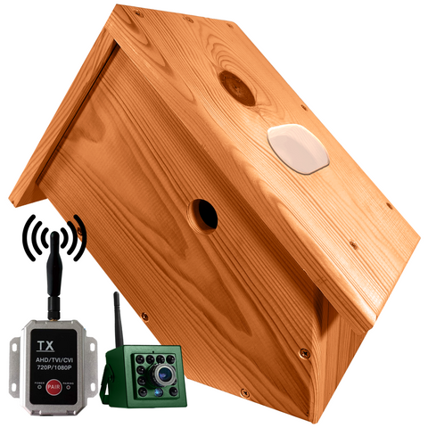 Side View Nest Box with AHD Wireless Camera + Digital Transmitter